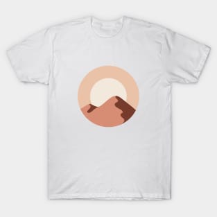 Desert Landscape Minimalist T-Shirt